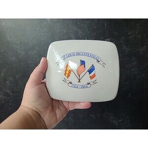 St. Louis Bicentennial 1764-1964 Lidded Jewelry Box Made In Spain